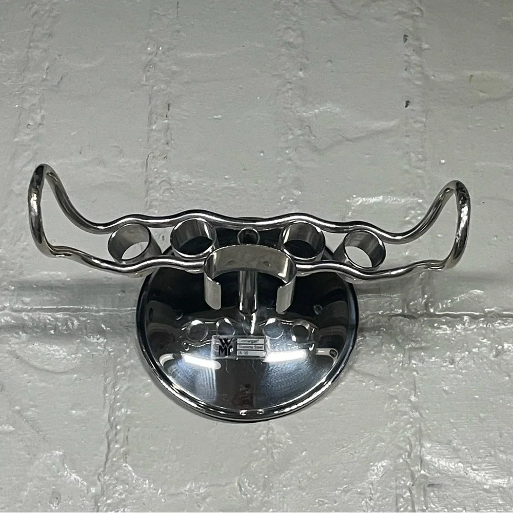 Cromargan WMF stainless steel bar accessories ice bucket and tools holder